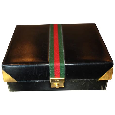 gucci leather jewelry box|gucci gift wrapping.